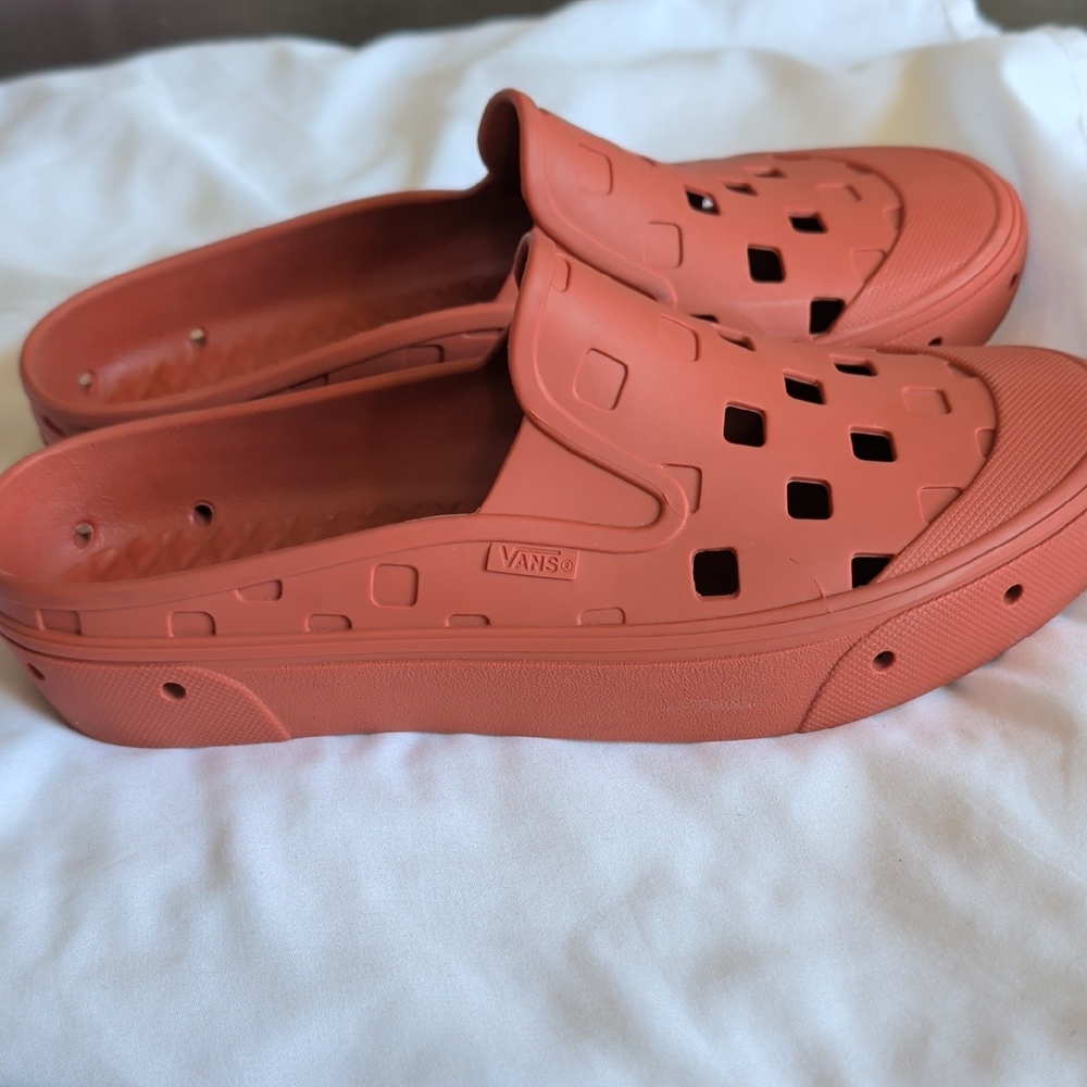Vans Coral Slip-On Clog Shoes